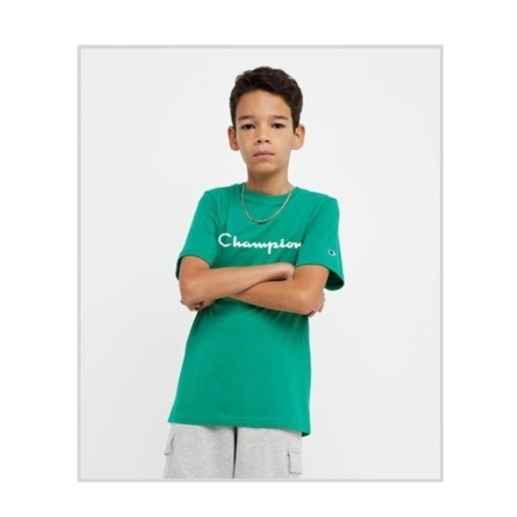 Champion Kids T Shirt Sz 18/20 Kelly Green Brand New With Tags - Picture 1 of 2
